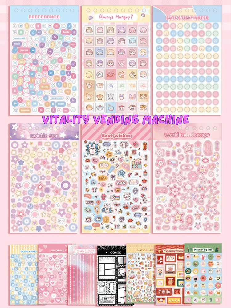 32 Page Deco Sticker Books - The Kawaii Nest