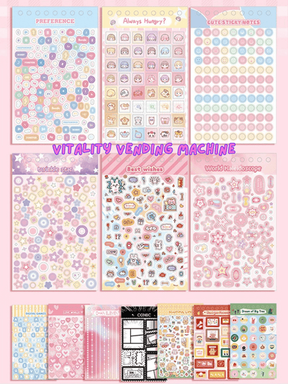 32 Page Deco Sticker Books - The Kawaii Nest
