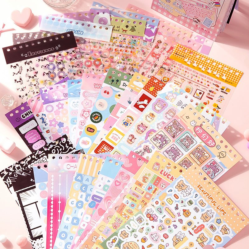 Pini Sticker Books 32 Page Deco Sticker Books - Over 700 Unique Designs for Planners ...