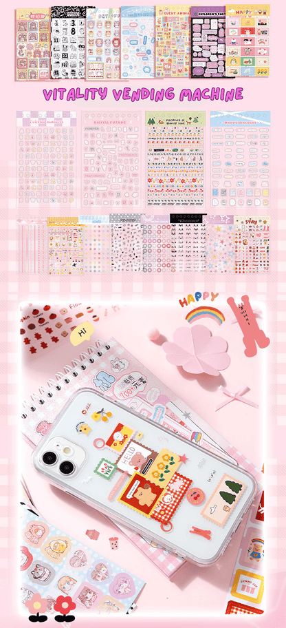 32 Page Deco Sticker Books - The Kawaii Nest