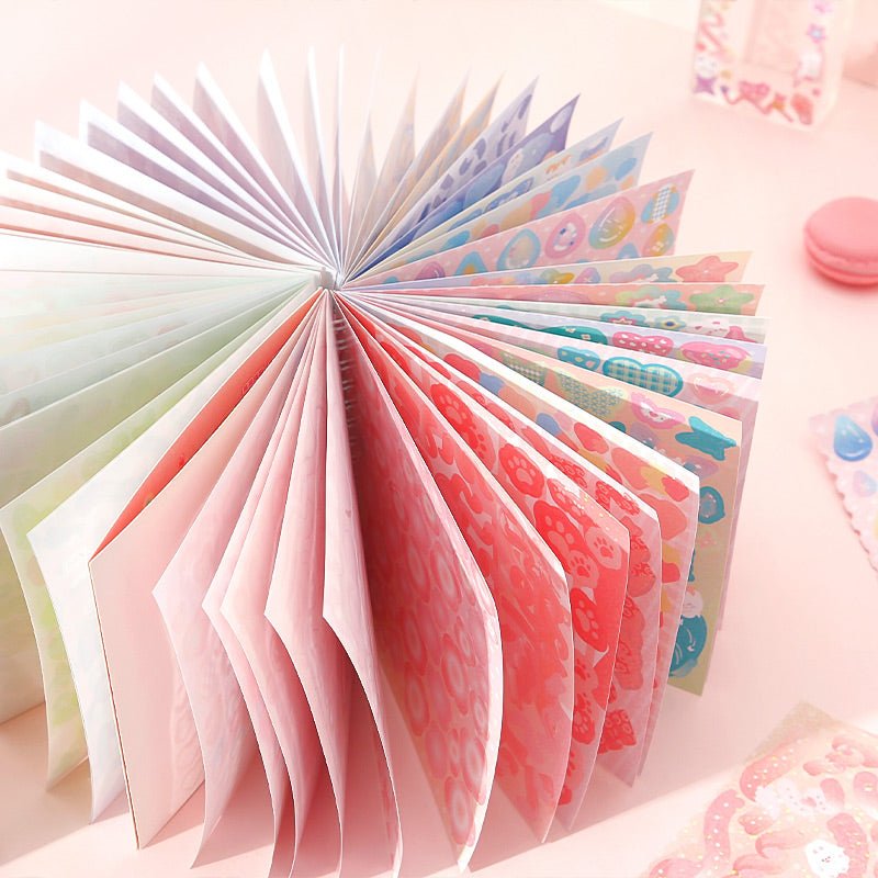 50 Page Kawaii Animal Sticker Books - The Kawaii Nest