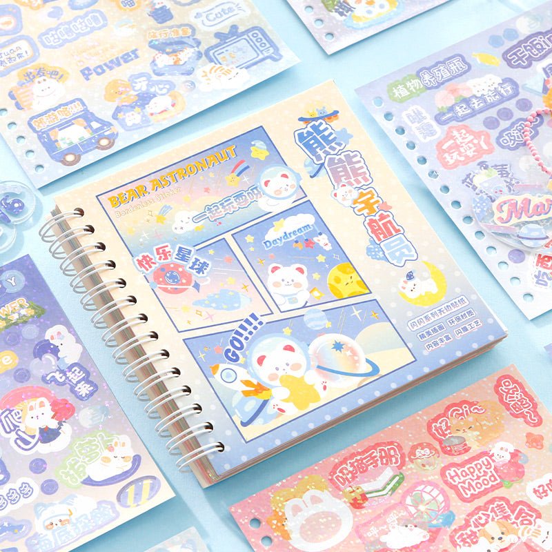 50 Page Kawaii Animal Sticker Books - The Kawaii Nest