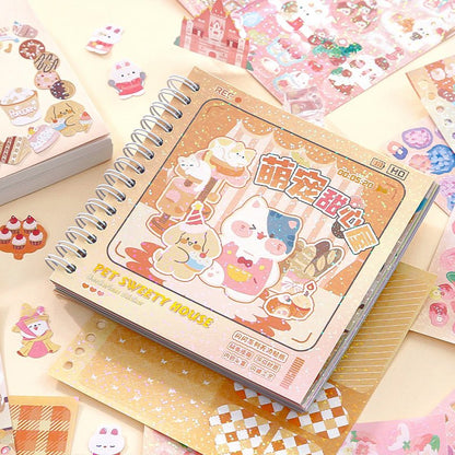50 Page Kawaii Animal Sticker Books - The Kawaii Nest