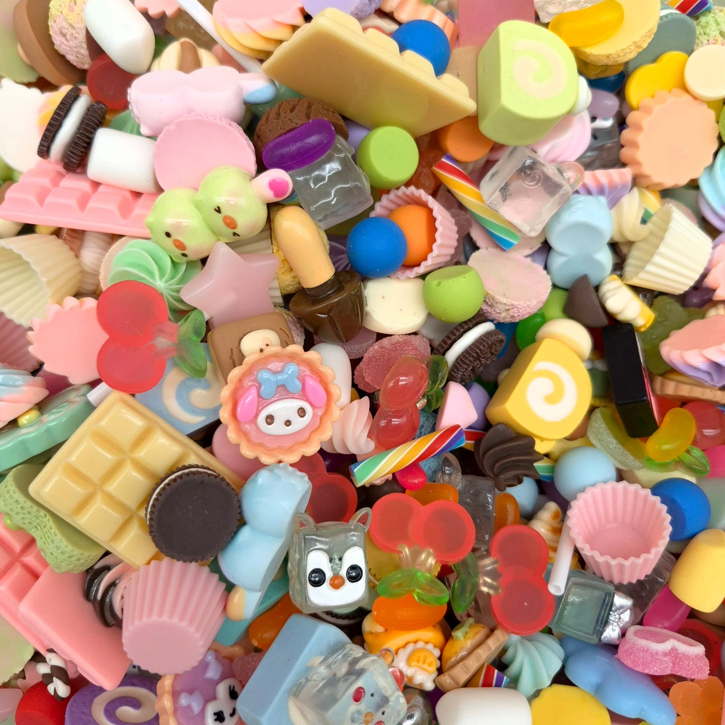 90g Mystery Pack – 50+ Resin Charms - The Kawaii Nest