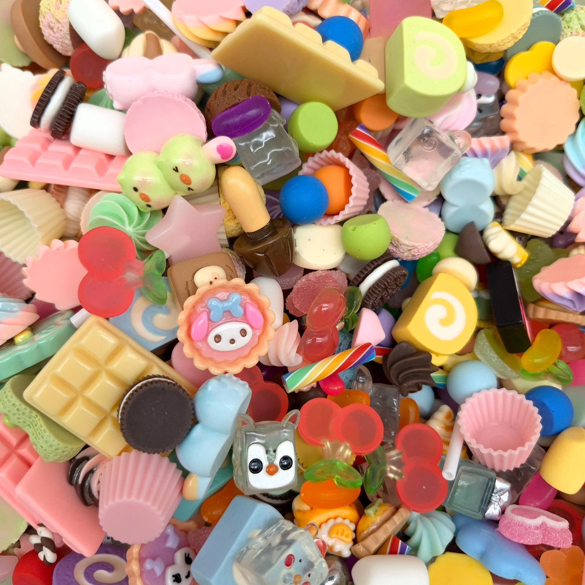 90g Mystery Pack – 50+ Resin Charms - The Kawaii Nest
