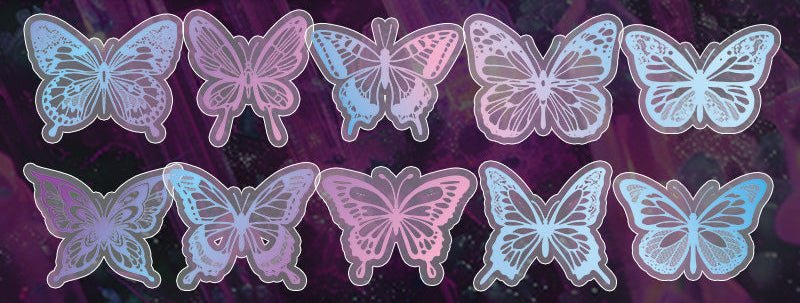 Butterfly Stickers ~ 20 Piece Pack - The Kawaii Nest