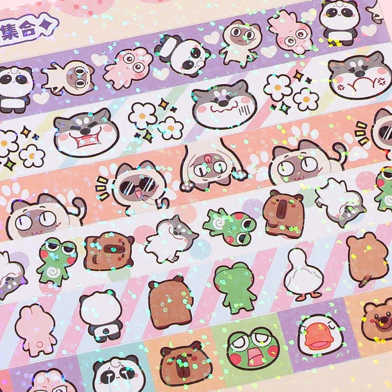 Capybara and Friends Sticker Books - The Kawaii Nest