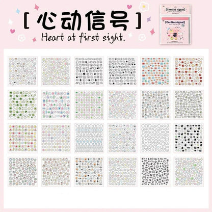 cardiac signal sticker book show all pages