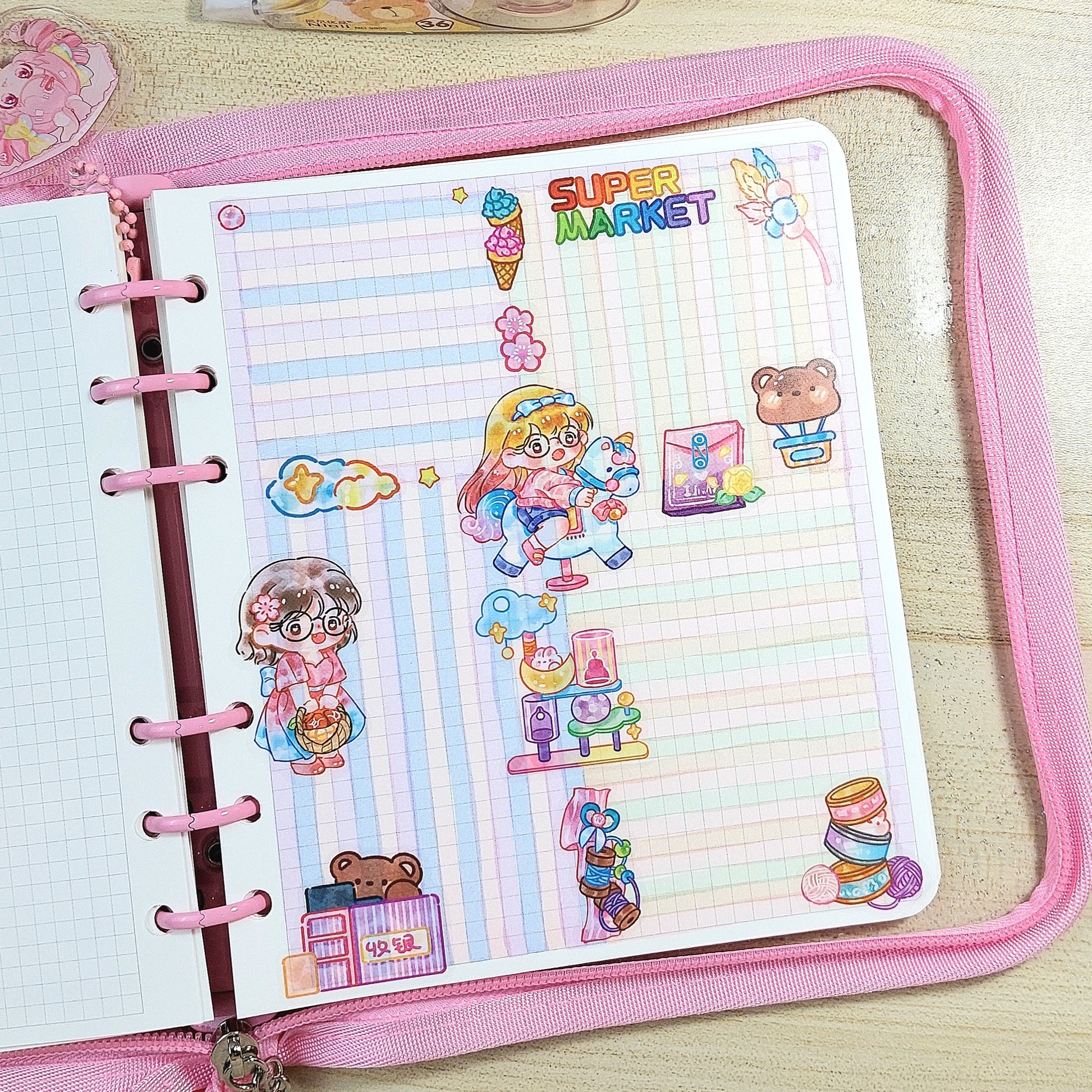 Cherry Pie Puzzle Highlighters - The Kawaii Nest