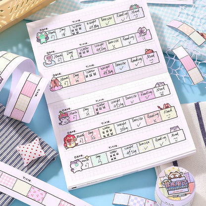 Cute Cartoon Planner Labels - The Kawaii Nest