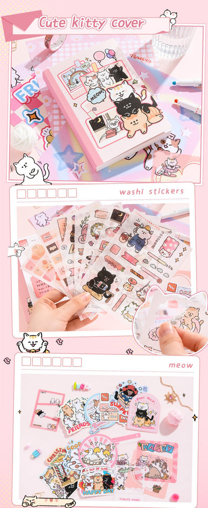 Cute Cat Journal Gift Set - The Kawaii Nestjournals