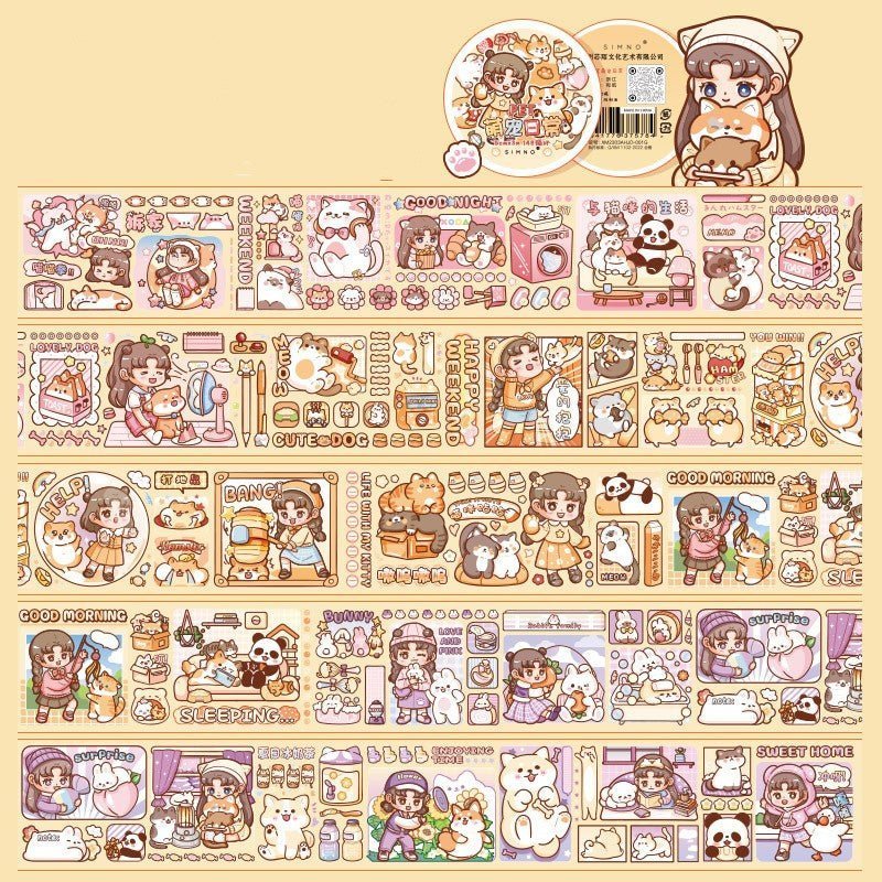 Cute P.E.T. Sticker Rolls - The Kawaii Nest