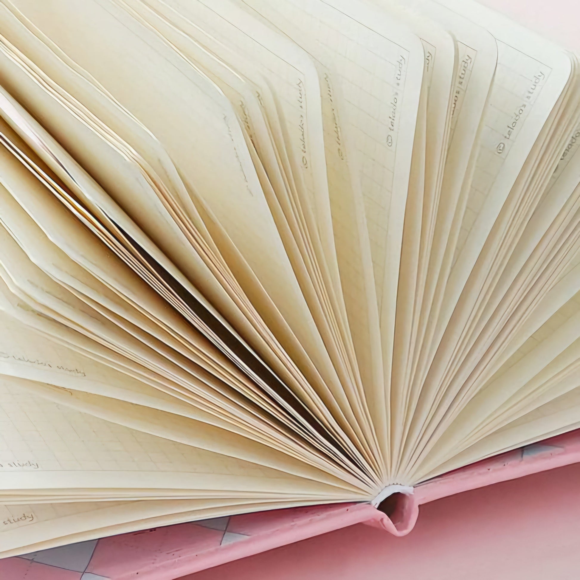 Cute Puffy Grid Journal / Notebook - The Kawaii Nest