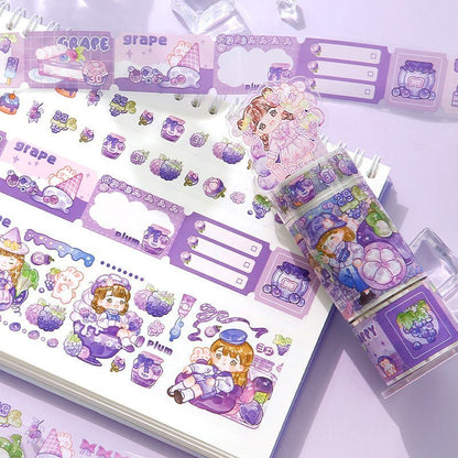 Cute Sticker Rolls and Stand ~ Fruit Series - The Kawaii Nest