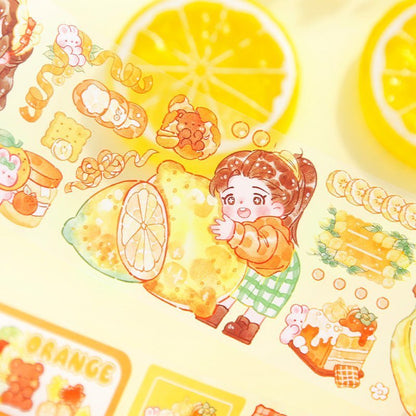 Cute Sticker Rolls and Stand ~ Fruit Series - The Kawaii Nest