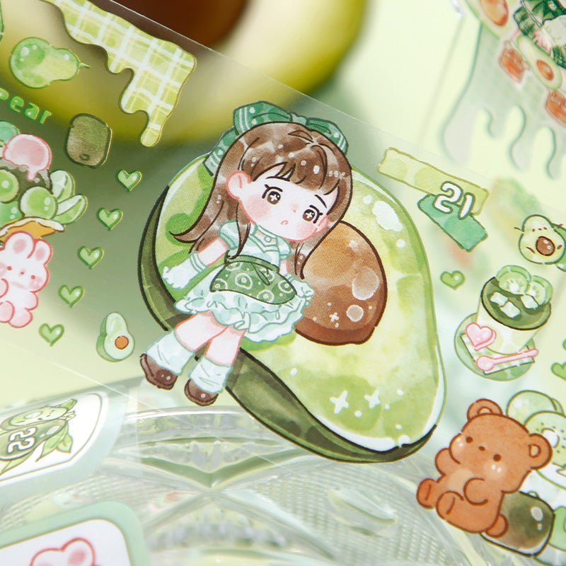 Cute Sticker Rolls and Stand ~ Fruit Series - The Kawaii Nest