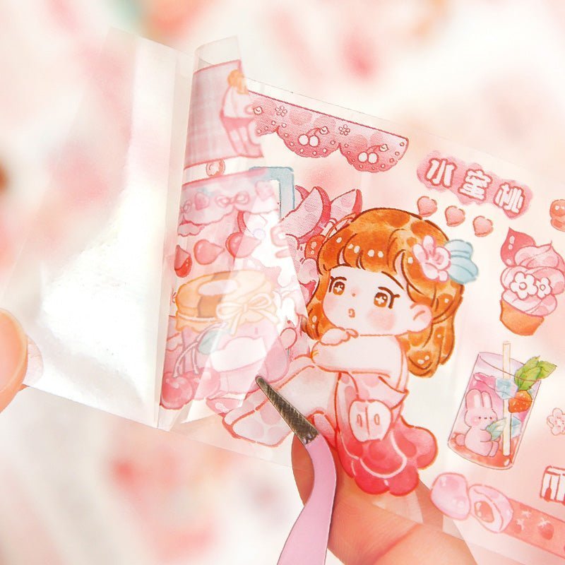 Cute Sticker Rolls and Stand ~ Fruit Series - The Kawaii Nest