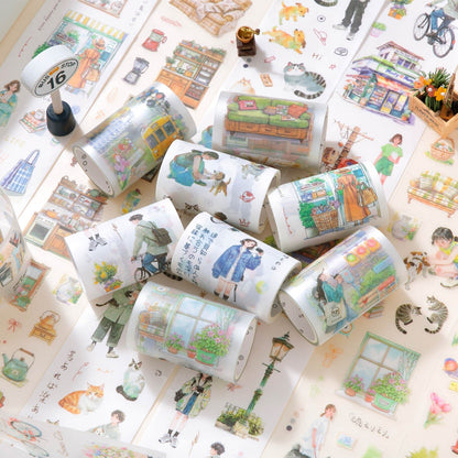 Everyday Moments Pre - Cut Journal Tape Set ~ 4 Rolls - The Kawaii Neststickers