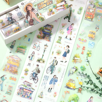 Everyday Moments Pre - Cut Journal Tape Set ~ 4 Rolls - The Kawaii Neststickers