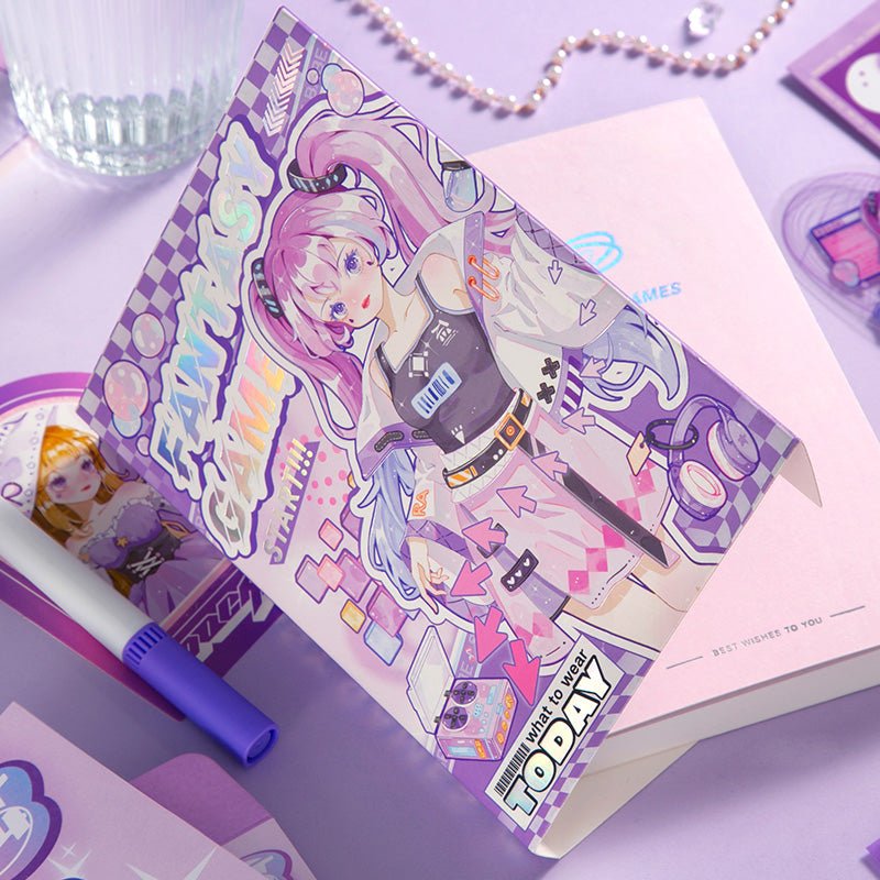Fantasy Games Journal Gift Set - The Kawaii Nestjournals