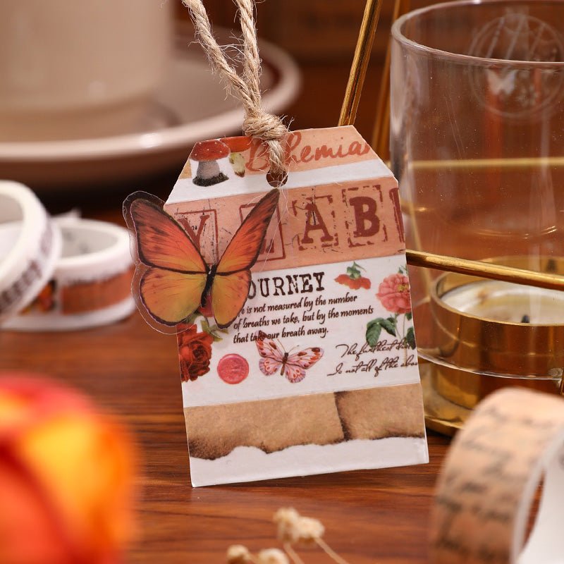 Flower & Botanic ~ Washi Tape Collector Box ~ 18 Rolls - The Kawaii Nest