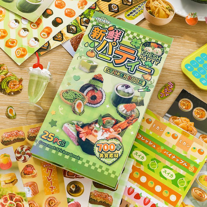 Foodie Sticker Books - The Kawaii Nest