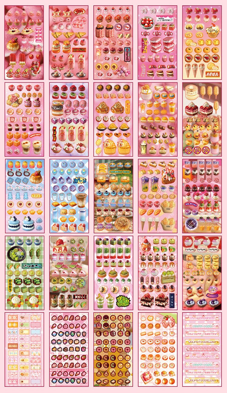 Foodie Sticker Books - The Kawaii Nest