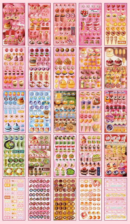 Foodie Sticker Books - The Kawaii Nest