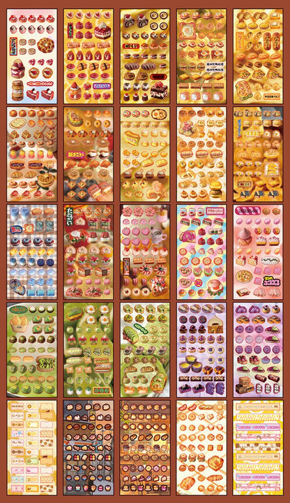 Foodie Sticker Books - The Kawaii Nest