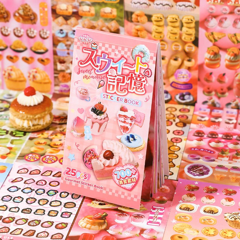 Foodie Sticker Books - The Kawaii Nest