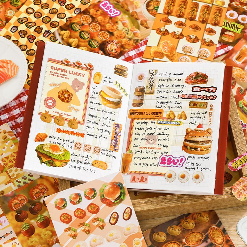 Foodie Sticker Books - The Kawaii Nest