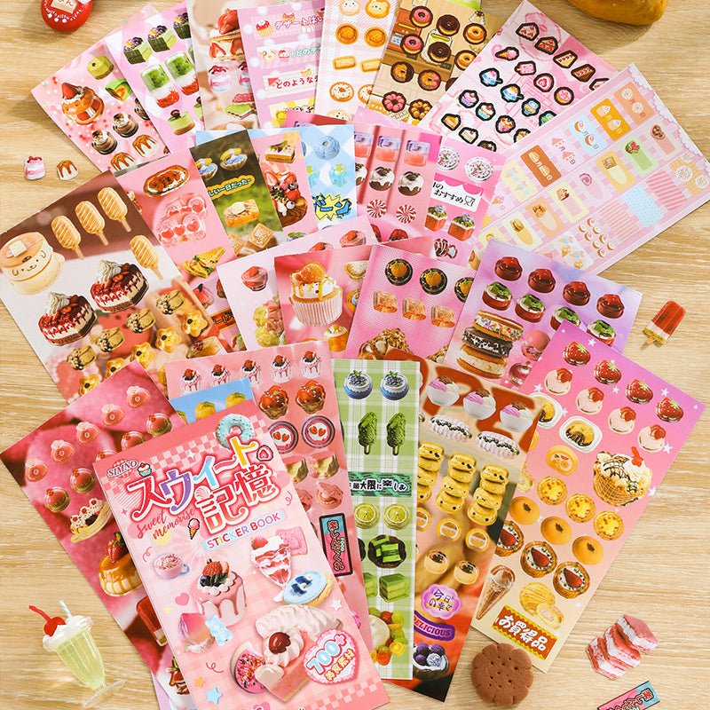 Foodie Sticker Books - The Kawaii Nest