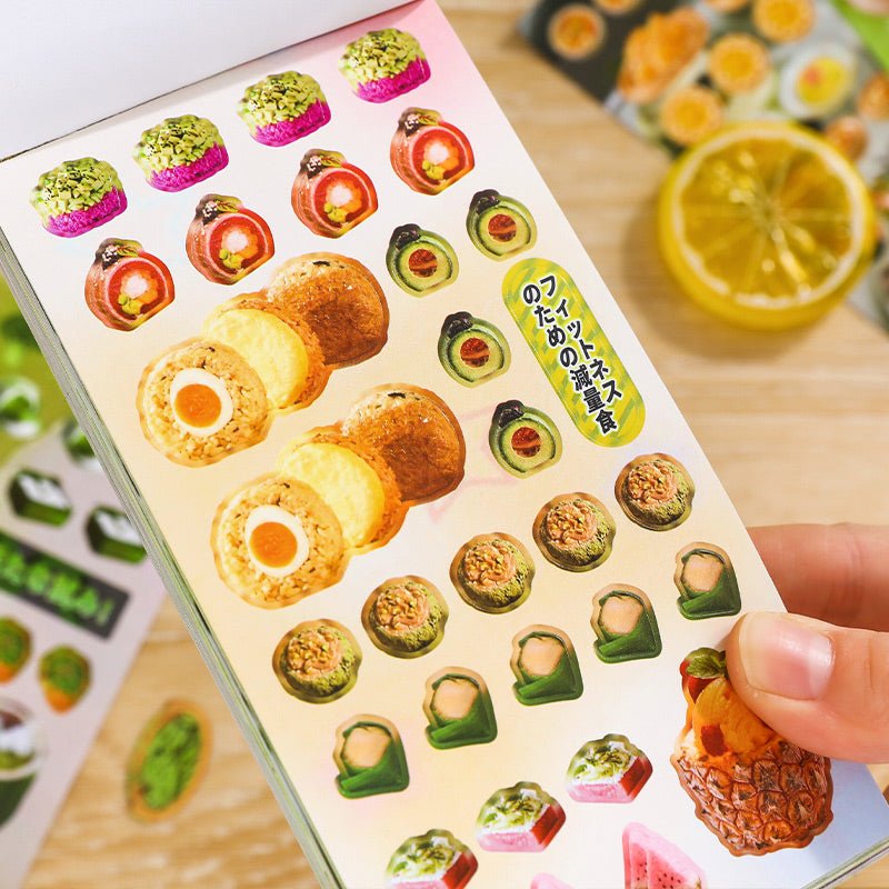 Foodie Sticker Books - The Kawaii Nest
