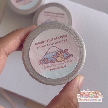 Frosted Mount Fuji Seasons ~ Washi Tape - The Kawaii Nest