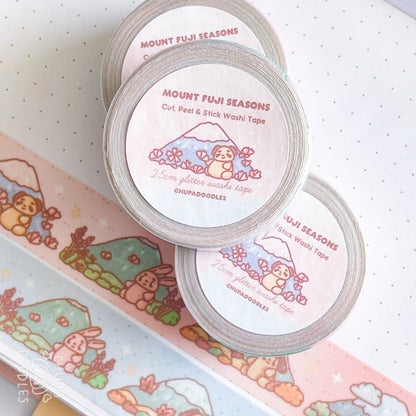 Frosted Mount Fuji Seasons ~ Washi Tape - The Kawaii Nest