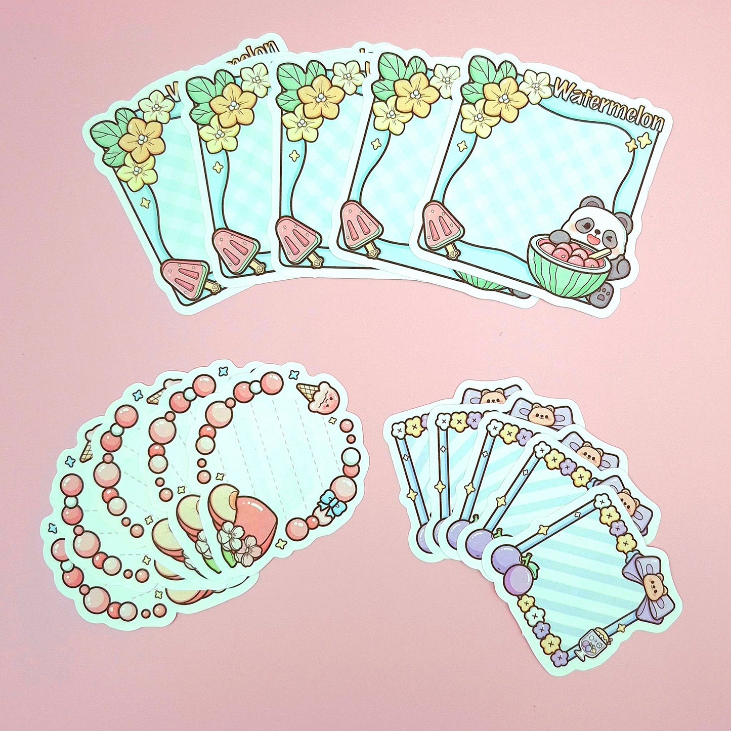 Fruity, Journaling Note Papers - The Kawaii Nest