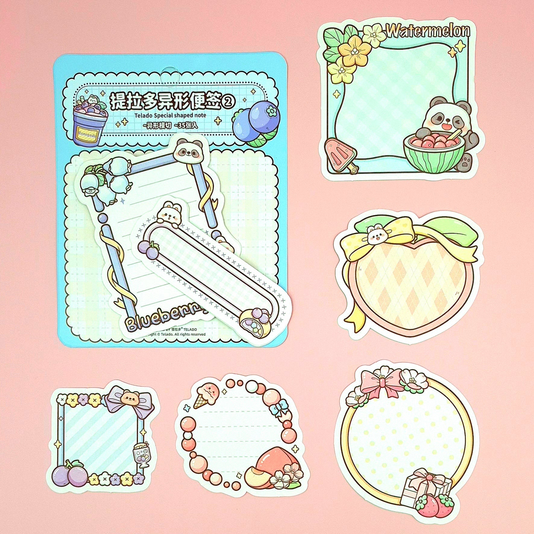 Fruity, Journaling Note Papers - The Kawaii Nest