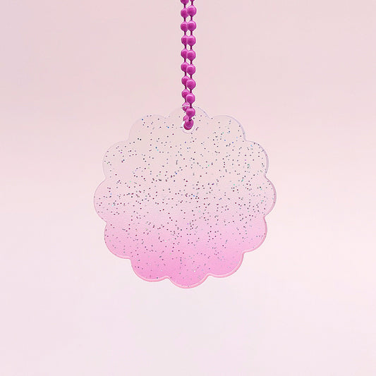 Glitter Acrylic Tag & Chain For Decorating - The Kawaii Nestcream craft