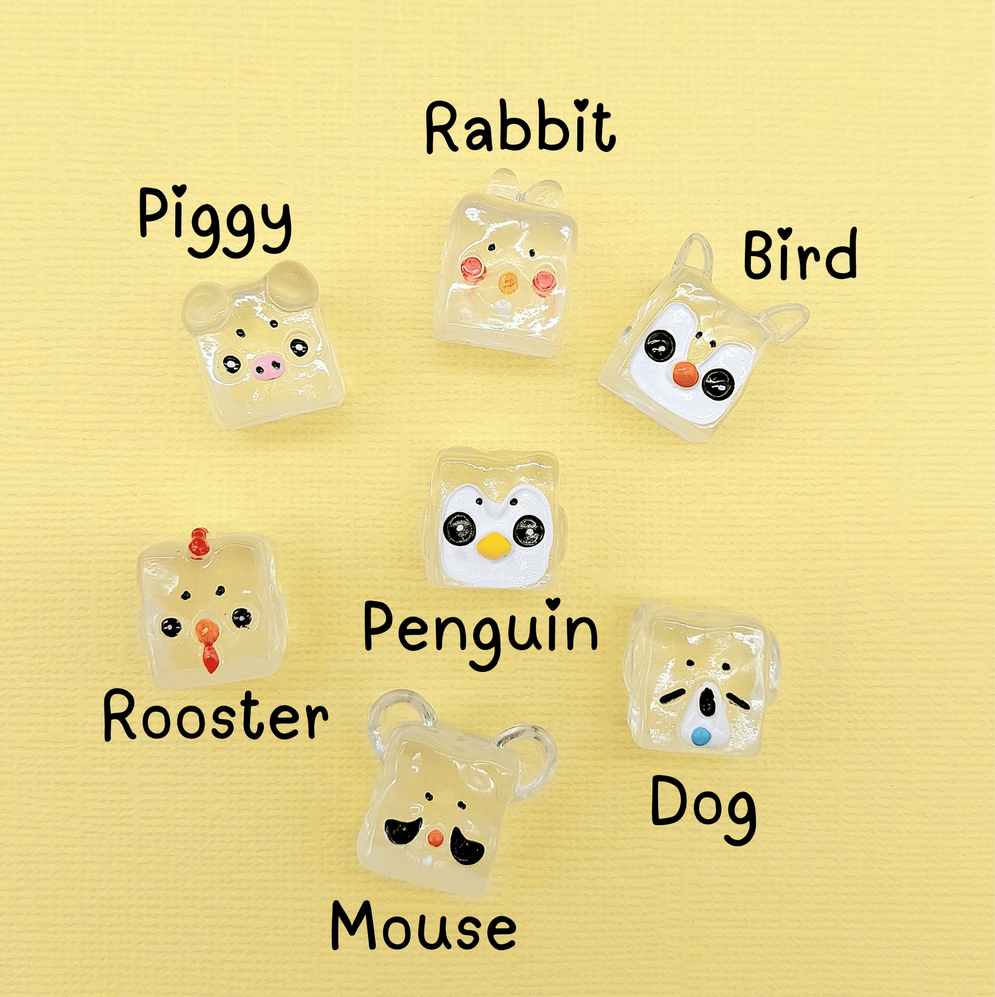Glow - In - The - Dark Animal Ice Cubes - The Kawaii Nestcharms