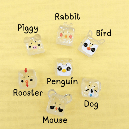 Glow - In - The - Dark Animal Ice Cubes - The Kawaii Nestcharms