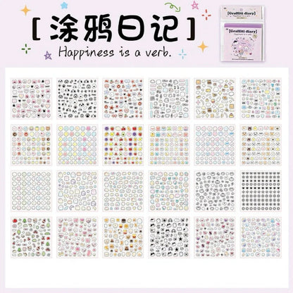 graffiti diary sticker book page examples