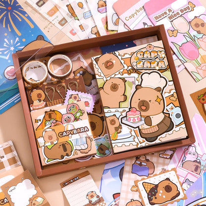 Happy Capybara Journal Set - The Kawaii Nest