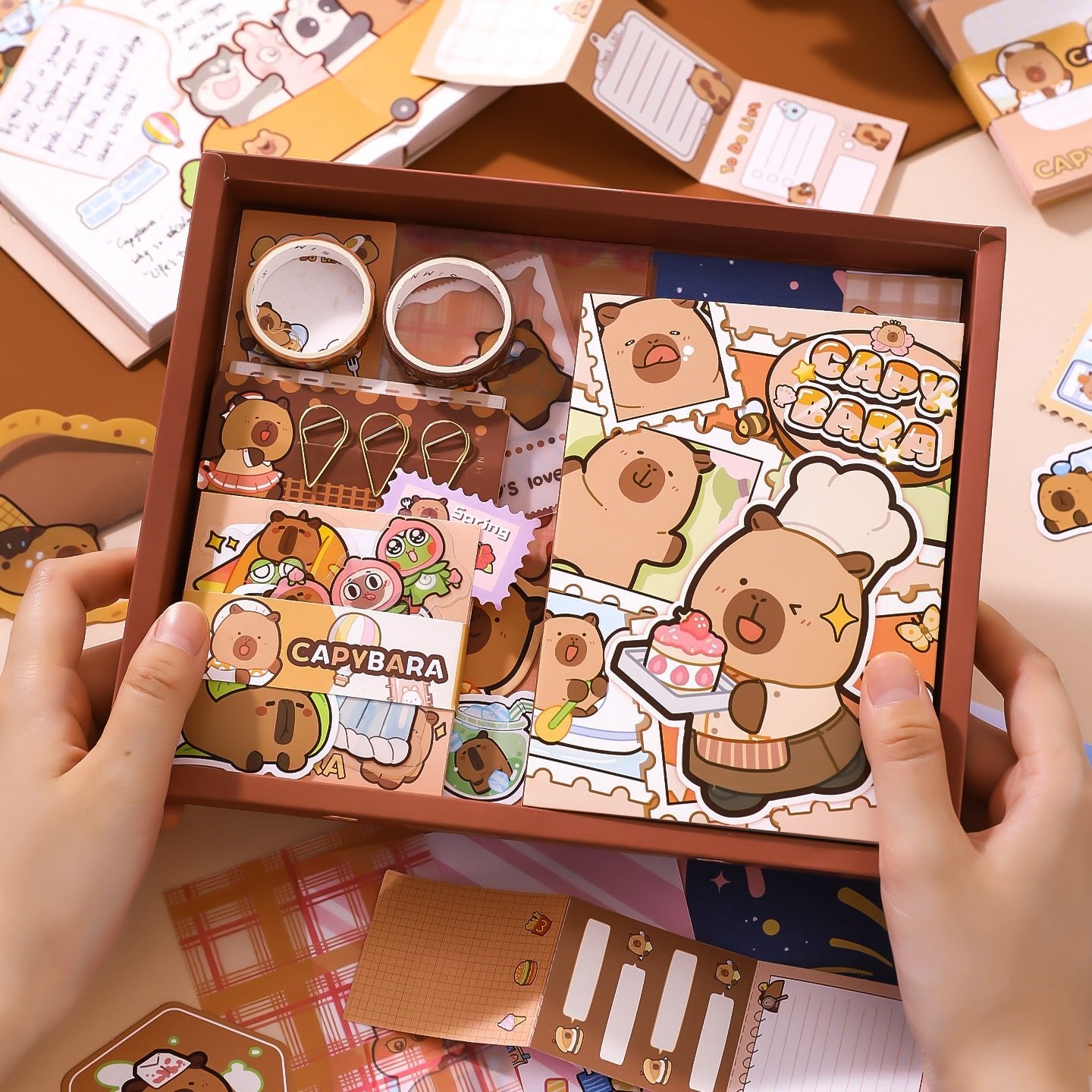 Happy Capybara Journal Set - The Kawaii Nest