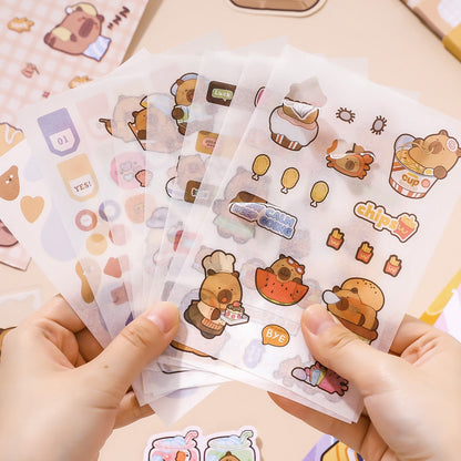 Happy Capybara Journal Set - The Kawaii Nest