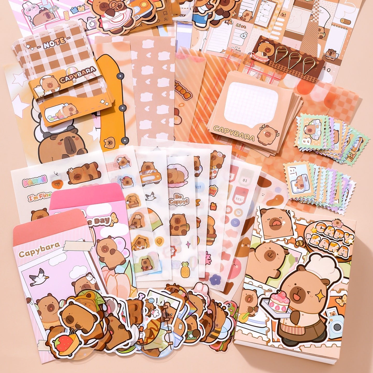 Happy Capybara Journal Set - The Kawaii Nest