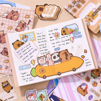 Happy Capybara Journal Set - The Kawaii Nest