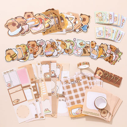 Happy Capybara Journal Set - The Kawaii Nest