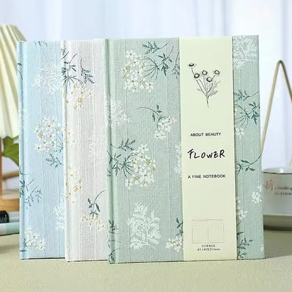 Heirloom Floral Notebook – A5, Cotton - Bound - The Kawaii Nest