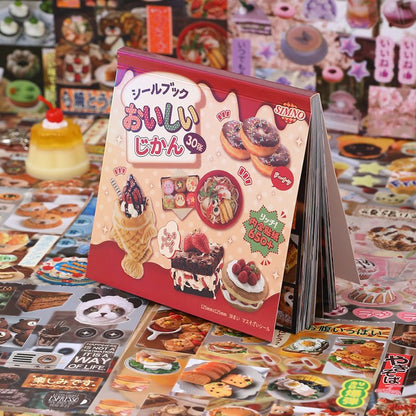Japanese - Style Dessert Collage Sticker Books - The Kawaii Nest