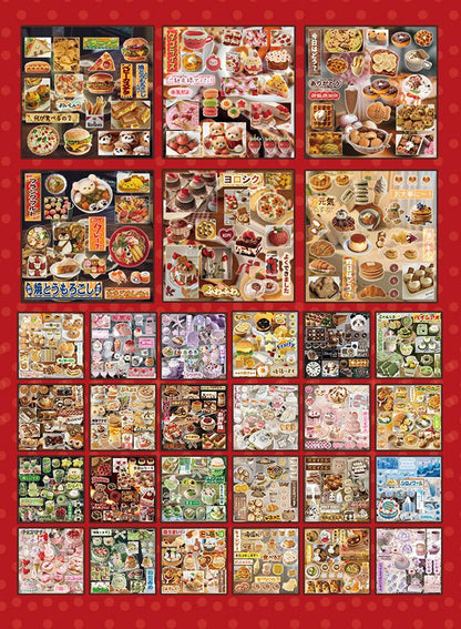 Japanese - Style Dessert Collage Sticker Books - The Kawaii Nest